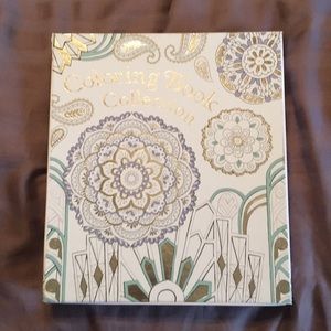 Adult coloring books, set of 4